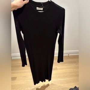 Velvet ribbed Midi dress